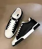 22S/s Casual schoenen Wit lederen kalfsleer Nappa Portofino Sneakers schoenen Luxury merken comfort buiten trainers heren wandelen EU35-457A