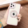 Bling Diamond Soft TPU -fodral för iPhone 14 Plus Pro Max 12 iPhone14 Luxury Ring Hole Shinny Glitter Gradient Fine Hole Metallic Plating Mobiltelefon Omslag Fodral