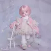 Dolls Sapphire BJD 1 6 Art Doll 25 3 cm in roze trui jas en rok voor Winter YOSD Fantasy Resin Toys 230313