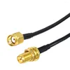 Cabos de computador 10pcs TSIHRIC 6M Adaptador Wi Fi Placa de Rede SMA Cabo Antena Wifi RG174 Cobre Puro Masculino para Extensão Feminina