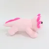 製造業者卸売26cmピンクのaxolotlサンショウウオのぬいぐるみのぬいぐるみ漫画映画とテレビゲーム周辺人形の子供の贈り物