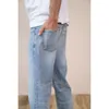 メンズジーンズSiwmood S Spring Environmental Laser Wash Jeans Men Slim Fitクラシックデニムズボン高品質JeanSJ170768 230313