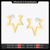 Ear manchet enfashion Pearl Star Ear Cuff Gold Color Burgingen voor vrouwen roestvrij staal neppiercing -oordingen mode -sieraden E211329 230311