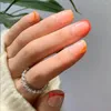 Valse nagels 24 -stks/doos drukken op manicure gereedschap kunstmatige volledige hoes vierkante kop nagelpunt nep draagbare tips