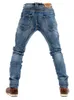 Mäns jeans PFHQ Men's Cool Casual Motorcykelbyxor Jeans mode Streetwear Tactical Protection Gear Riding Motocross Trousers 21Q1489 230313