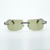 XL Diamond Cool Okulary 3524031 z naturalnymi oryginalnymi drewnianymi nogami i pojemnikiem 57 mm