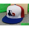 Ballkappen Ready Stock Hs De Montreal. Equipado Sombreros Guay Gorras Beisbol Adto Pico Plana Gorra Ajustada Hip Hop Hombres Mujeres Dheoc