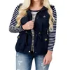 Kvinnors västar kvinnor solida vinter ärmlös västmästning jacka blazer väst casaul coat gilet toppar bodywarmerwomen's