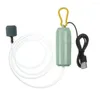 Accesorios para bombas de aire 4 colores Mute USB Mini bomba de oxígeno para acuario oxigenador compresor aireador tanque eficiente