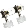 Une paire de chevilles de réglage de guitare accordeurs de Machine tête de Machine blanche pour accessoires de pièce de guitare de guitare classique