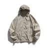 Été Mince Protection Solaire Veste Vêtements Japonais Harajuku En Plein Air À Capuche Hommes Coréen Couple Veste Casual Manteau Streetwear Tops Mâle