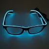 Lunettes LED Rave Toy, obturateur spécial, éclairage monochrome, nuances lumineuses, vêtements pour fête de noël