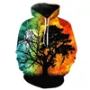 Herrtröjor 2023 Skull Hoodie Hooded Sweatshirt Streetwear Style Pullover Sportwear