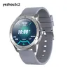 Yezhou2 Round Dial Bluetooth напомнить IP68 English Smart Watch с вызовом Smart Bracelet может слушать музыку для Android и iOS