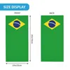 Sjaals Brazilië Flag Bandana Neck Gaiter Gedrukt masker Scarf Multifunctioneel hoofdband Wandelen voor mannen Vrouwen volwassen wasbaar