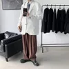 Abiti da uomo in forma sfusa solidi blazer per uomini tendenze della moda streetwear adolescente in stile sovradimensionato abito oversize blazer per matrimoni a petto singolo