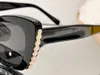 Black Cat Eye Pearls Sunglasses for Women Designers Sunglasses Fashion Sun Glasses gafas de sol UV400 Eyewear with Box