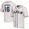 مخصص 2023 WBC Japan World Baseball Classic Lars Nootbaar 16 Shohei Ohtani Jersey Yu Darvish Seiya Suzuki Roki Sasaki Takuya Kai Shugo Maki