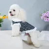 Chien vêtements jupes Dot robe pour animaux de compagnie pour princesse fronde chat jupe vêtements de mariage petits chiens moyens robes Ropa Perro