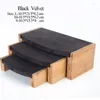 Jewelry Pouches Bamboo Table Three-piece Display Stand Earrings Nexklaces Pendants Props Simple Packaging Sales