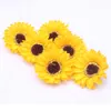 Decorative Flowers Wreaths 25pcs/pack Scented Practical Vivid Lifelike Sunflower Artificial Soap Flowers Gift for Birthday Mothers Day Christmas 230313