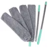 Ny Long Crevice Hogar Bedside Dust Brush Microfiber Duster Tool Fallbar Gap Telescopic Hushåll Hand Artifact Cleaning Windows