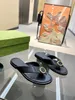 Designer tofflor Fashion Swimming Pool Crocodile Slippers Rubber Flat Sandals Classic Summer Beach Talltersgersgity K57