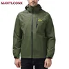 Men's Jackets MANTLCONX Waterproof Men's Jacket Coat Outdoor Hooded Men's Spring Jacket Windbreak Autumn Male Coat Fashion Clothing Brand 230311