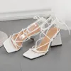 s Sandalen Frauen CM High Heel Verdickte Schnalle Süßigkeiten Solid Color Closen Sommerschuhe Party Caual Schuh