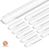 lager i USA roterande R17d 8ft T8 LED-rörljus 6000K Kall vit färg 45W SMD 2835 LED-butik glödlampor 40-pack