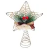 Dekoracje świąteczne 1PC Creative Tree Star Decor Topper Ornament