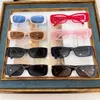 Designer Men's and Women's Beach Couple Sunglasses 20% Off Paris brand high-grade plate double bins small square net red same bb0096