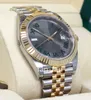 Clean Factory watch Cal.3235 Datejust 41mm 126333 Jubilee 18K Yellow Gold /SS Roman Dial Watch