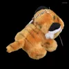 Keychains Tiger For Doll Stuffed Animal Toy Hanging Car Ornament Chinese Year Pres C1FC