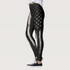 Pantaloni attivi da donna traspirante Yoga a vita alta leggings da allenamento colore per American Patriotic Pilates Flag Custom USA