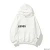 Essent Designer Ess Mens Womens Hoodies 양털 및 테리 풀오버 후드 패션 브랜드 디자이너 느슨한 운동복 연인 탑 의류 반사 S6dc