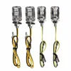 Strålkastare 4st/set 6mm Bolt 6 LED Motorcykel Turn Signalindikator Ljus Motor Mini Turning Marker Bulb Motorcykel Blinker