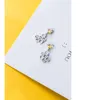 Orecchini pendenti GS310 Vero argento sterling 925 Bumble Bee e nido d'ape Goccia Gioielli ipoallergenici di lusso per le donne Ragazze