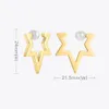 Ear manchet enfashion Pearl Star Ear Cuff Gold Color Burgingen voor vrouwen roestvrij staal neppiercing -oordingen mode -sieraden E211329 230311