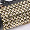 Evening Bags Luxury Designer Handbag Women's Bag Fashion Round Shape Chains Shoulder Diamond Rivet Tassel Crossbody Sac Main Femme