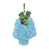 Flores decorativas 6 uds. Útiles arreglos florales de colores brillantes llamativos plantas artificiales decoración de boda enredaderas falsas