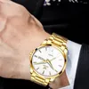 Montres-bracelets hommes Quartz montre-bracelet 30M étanche décontracté avec bracelet en acier inoxydable mode lumineux main mâle horloge