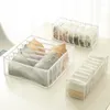 Storage Bags Foldable Underwear Drawer Organizers Dividers Closet Dresser Clothes Organizer Box For Bras Scarves Ties Socks