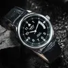 腕時計の勝者メンズウォッチトップブランド自動機械式時計ブラックレザーバンドカレンダーファッションクラシックビジネスカジュアルな腕時計230313
