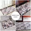 Travesseiro /lã de coral decorativo não deslize tapete de chapas de boas -vindas por porta de entrada em casa Carpet Super absorvente capacho para o kit de quarto do banheiro