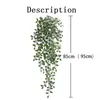 Decorative Flowers Home Decoration Po Props Party Supplies Wall Hanging Wreath Vine Garland Lifelike Plants Artificial Mandala Leaves