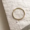 Bröllopsringar Real 14k Guldfyllda zirkonringar Dainty Knuckle Rings Boho smycken Ring för kvinnor Hypoallergeniska smycken Tarnish Resistant Ring 230313