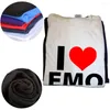 Erkek T Shirt Komik I Love Emo Girls Yaz Tarzı Grafik Pamuk Streetwear Kısa Kollu Doğum Günü Hediyeleri T-shirt Erkek Giyim