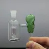 Rauchpfeifen Farbe Totenkopf Glas hängender Filtertopf Glasbongs Ölbrenner Glas