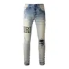 20er Jahre Herren Designer Jeans Distressed Ripped Biker Slim Fit Motorrad Denim für Männer Mode Jean Mans Hosen Pour Hommes #882 Uhmp4cp